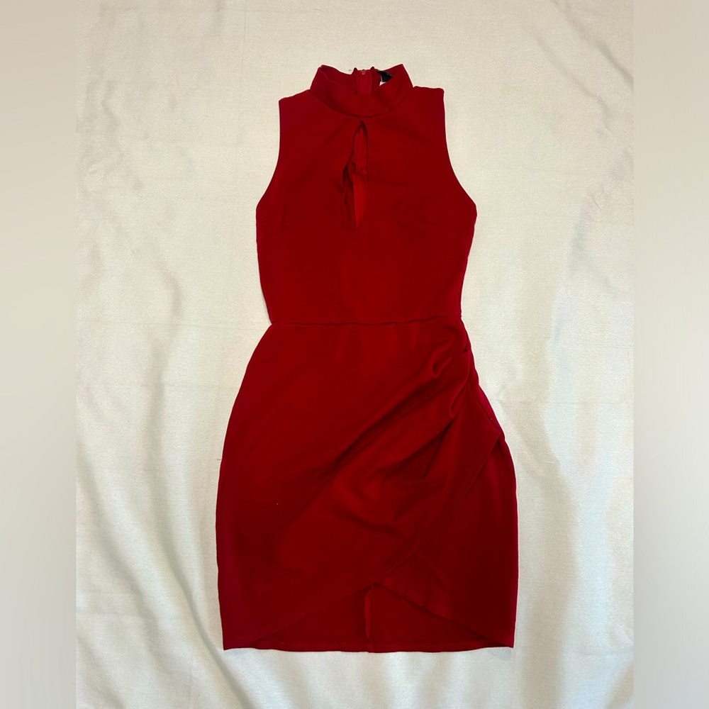 Windsor red wrap dress